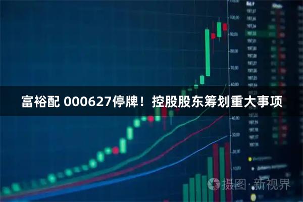 富裕配 000627停牌！控股股东筹划重大事项
